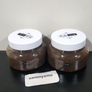 Lola Soap Body Scrub Soft Salt GLow, Jojoba & Lavender Exfoliating x2